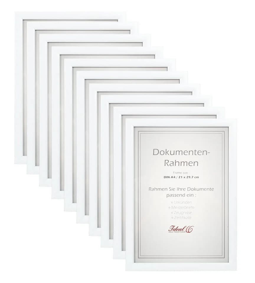 IDEAL TREND Bilderrahmen DIN A4 Weiß 2er/3er/5er/10er Pack - Bild 2