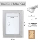 IDEAL TREND Bilderrahmen Holz Grau Plexi Bild 5