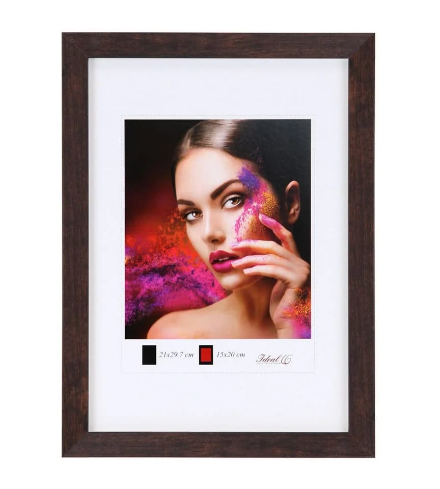 IDEAL TREND Bilderrahmen Set Holz Braun 2er 3er 5er Collage - Bild 5