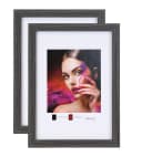 IDEAL TREND Bilderrahmen 20x30 cm Grau Holz mit Plexiglas Bild 2