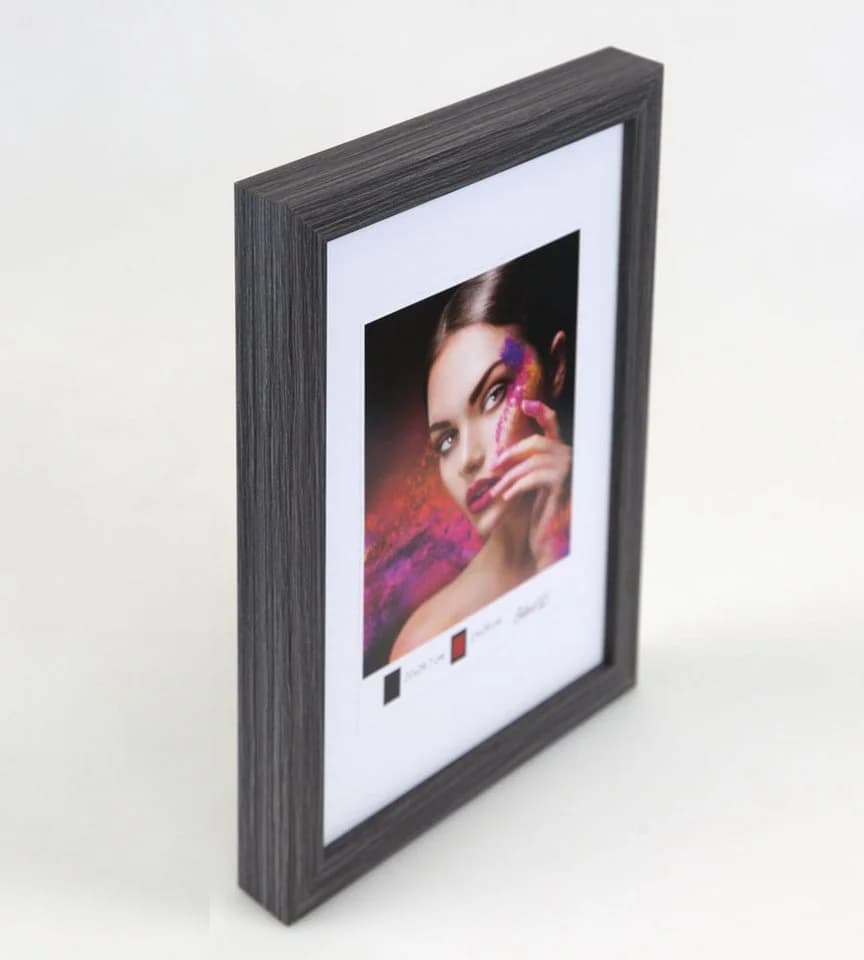 IDEAL TREND Bilderrahmen 20x30 cm Grau Holz mit Plexiglas - Bild 3