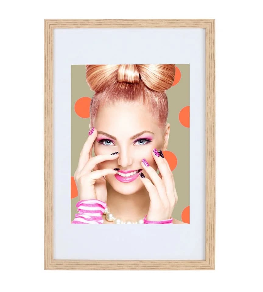 IDEAL TREND Bilderrahmen 30x45 cm Holz Kunststoffglas Braun - Bild 2