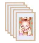 IDEAL TREND Bilderrahmen Set Holz 5er Collage Wand Bild 2