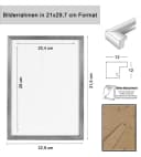 IDEAL TREND Bilderrahmen Set Holz Eiche 3er 5er Collage Wand Bild 5