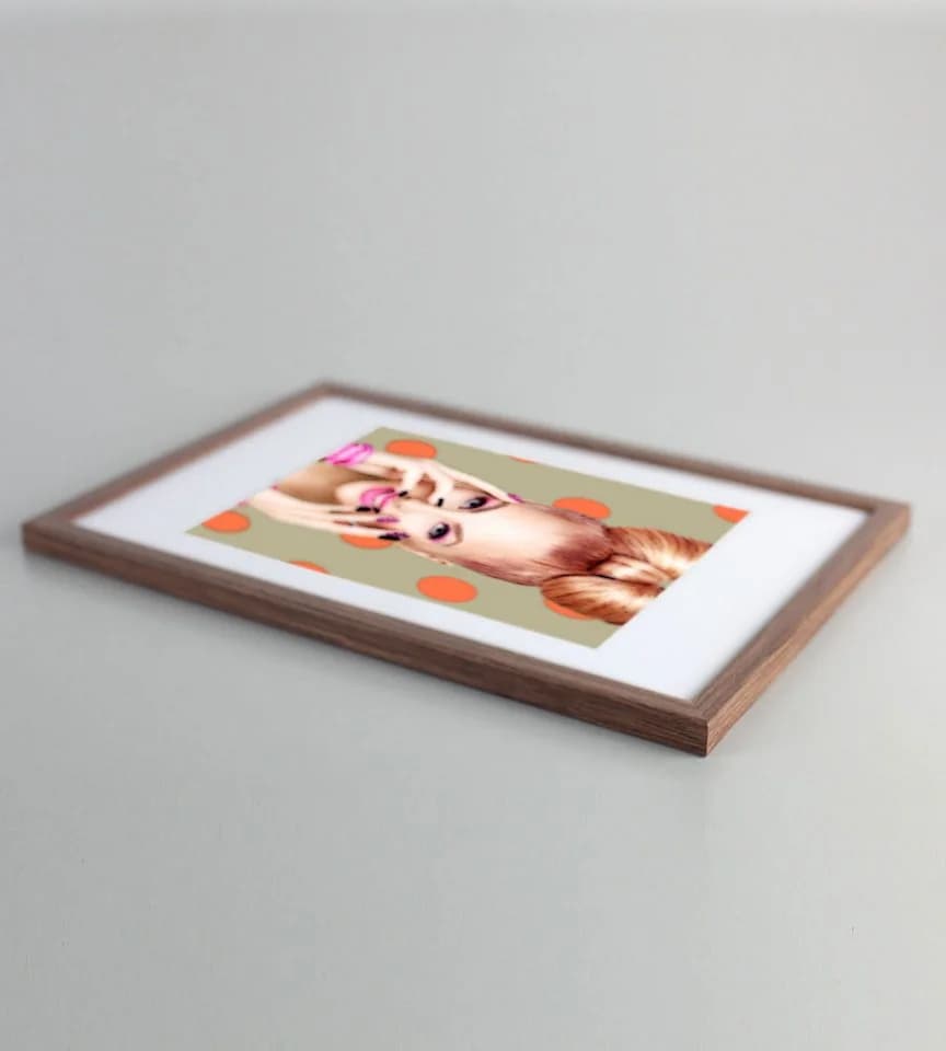 IDEAL TREND Bilderrahmen Set 3er/5er Holz Braun Blockprofil - Bild 3