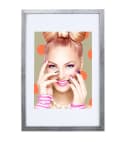 IDEAL TREND Bilderrahmen 40x60 cm Silber Holz Kunststoffglas Bild 4