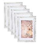 IDEAL TREND Bilderrahmen 5er Pack Holz Bilderrahmen Foto Plexi Rahmen Acryl Collage Wanddeko Po, für 5 Bilder Bild 2