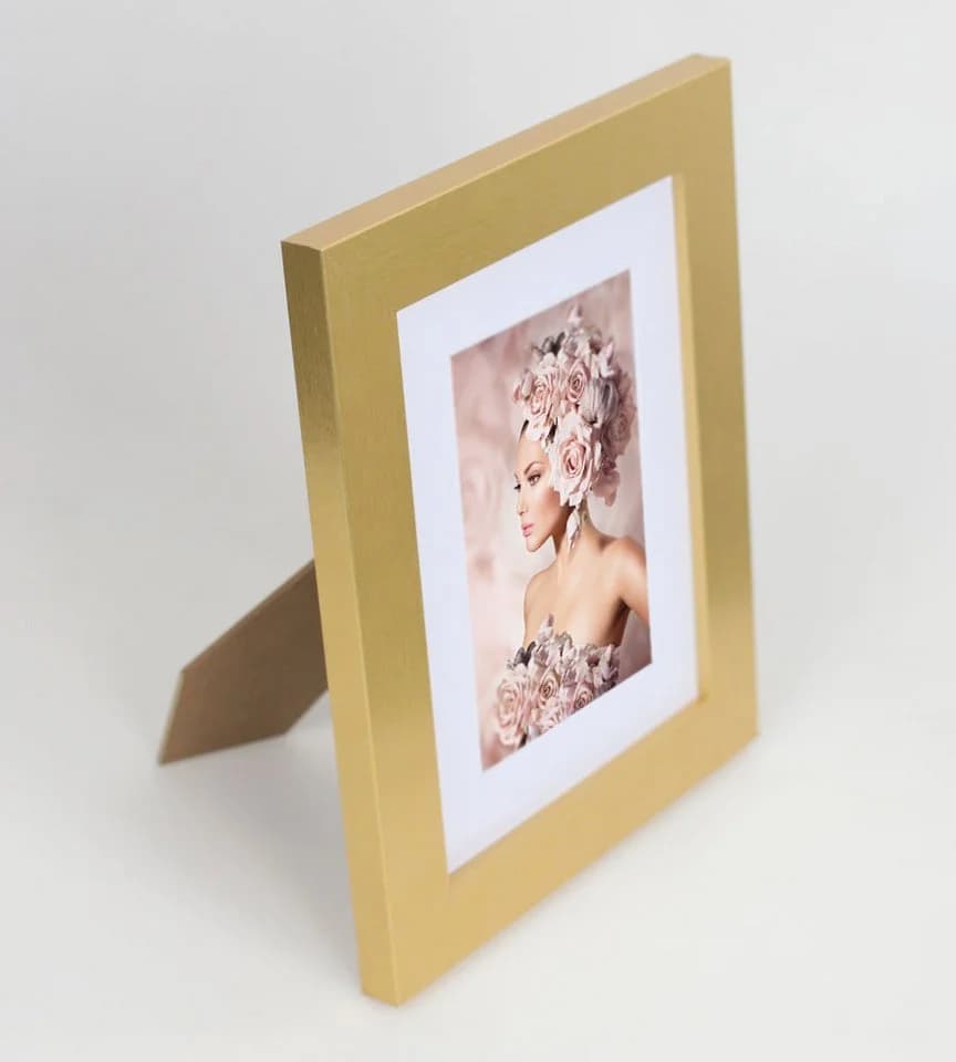 IDEAL TREND Bilderrahmen 5er Pack Gold MDF mit Passepartout - Bild 5