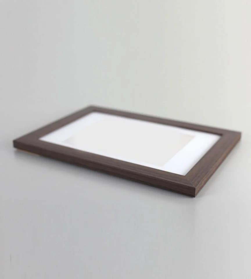 IDEAL TREND Bilderrahmen 5er Pack Holz Braun mit Passepartout - Bild 4