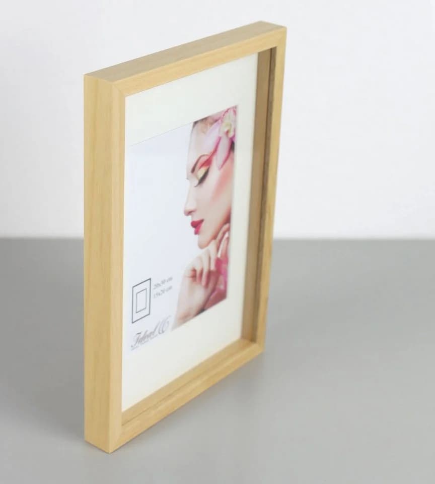 IDEAL TREND Objektrahmen 40x50 cm Holz mit Passepartout