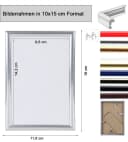 IDEAL TREND Bilderrahmen Kunststoff Schwarz/Weiß Bild 3