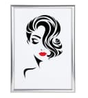IDEAL TREND Bilderrahmen Classic Silber Kunststoff mit Acrylglas Bild 2