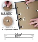 IDEAL TREND Bilderrahmen Set Classic Silber Kunststoff Bild 5