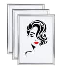 IDEAL TREND Bilderrahmen 3er Set Classic Silber Kunststoff Bild 2