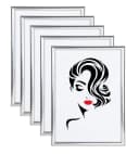IDEAL TREND Bilderrahmen 5er Set Classic Silber Kunststoff Bild 2