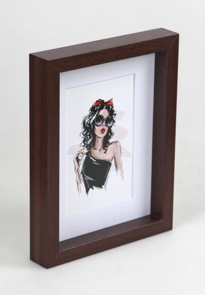 IDEAL TREND Bilderrahmen Brasil Holz 17x22 cm Braun - Bild 4