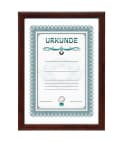 IDEAL TREND Bilderrahmen DIN A4 Braun Kunststoff Klarglas Bild 1