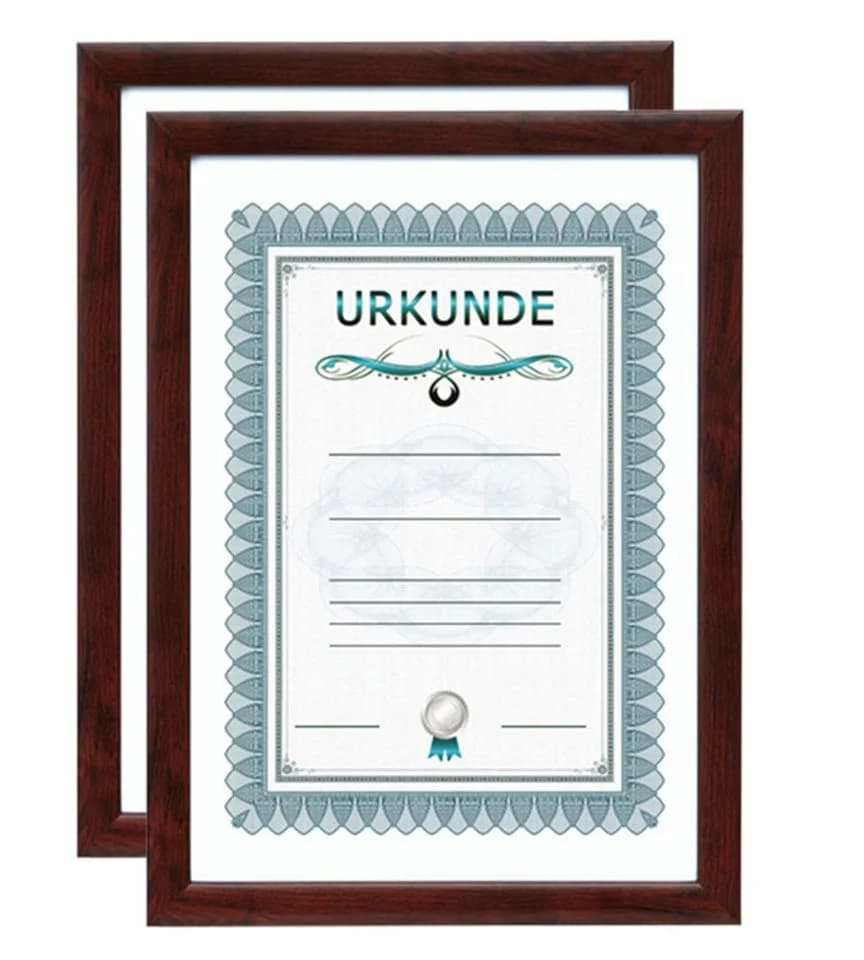 IDEAL TREND Bilderrahmen DIN A4 Braun Kunststoff Klarglas - Bild 2