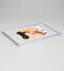 IDEAL TREND Bilderrahmen Kunststoff Silber Klarglas Wanddeko Bild 1