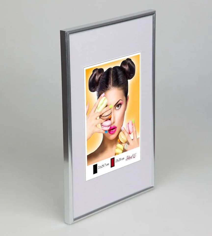 IDEAL TREND Bilderrahmen Kunststoff Silber Klarglas Wanddeko - Bild 3