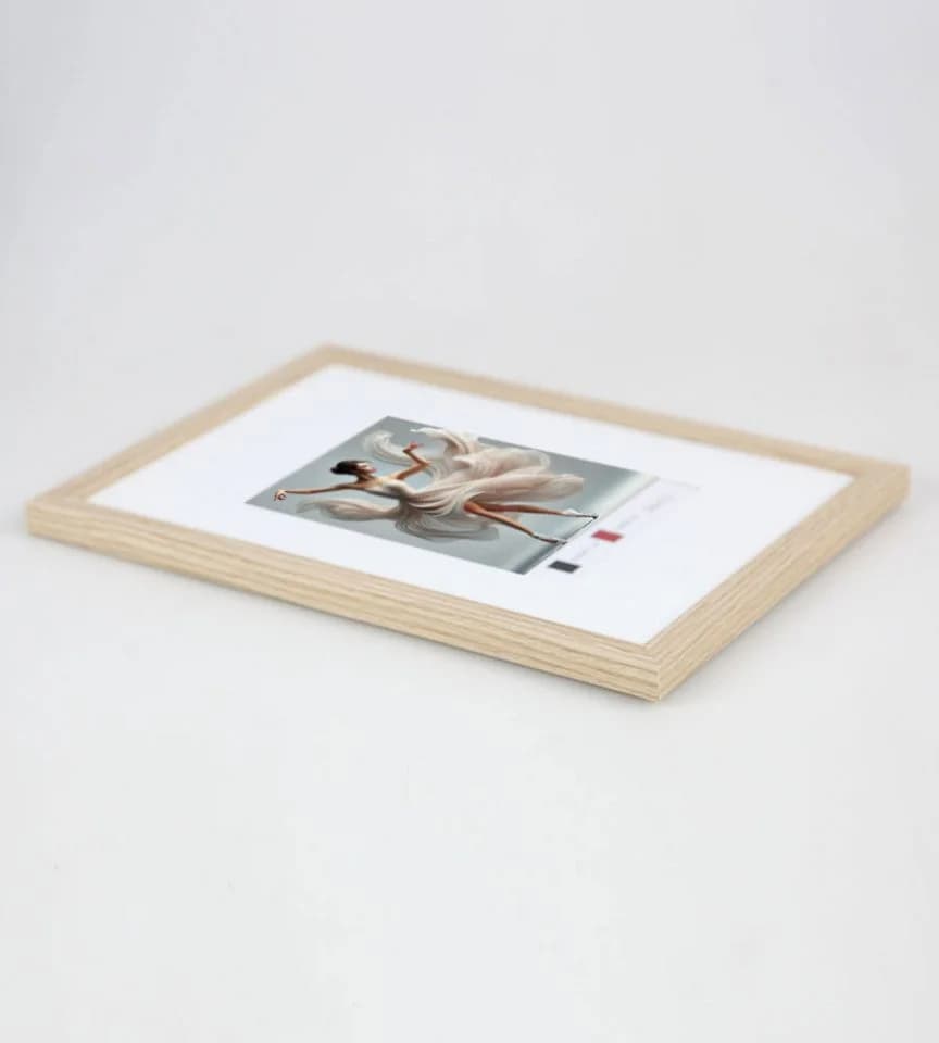 IDEAL TREND Bilderrahmen Holz Schwarz Modern mit Passepartout - Bild 4