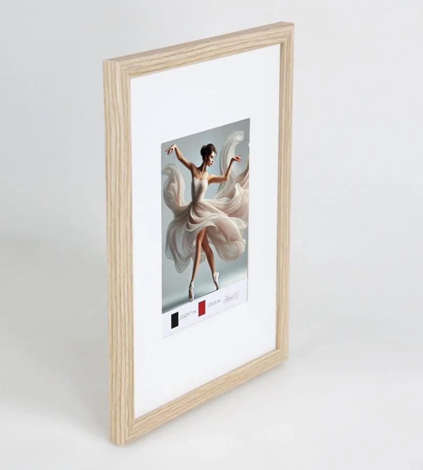 IDEAL TREND Bilderrahmen Holz Schwarz Modern mit Passepartout - Bild 5