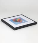 IDEAL TREND Bilderrahmen Quadratisch Schwarz Kunststoff mit Klarglas Bild 4