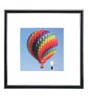 IDEAL TREND Bilderrahmen Quadratisch Schwarz Kunststoff mit Klarglas Bild 5