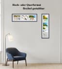 IDEAL TREND Multiframe Collage Bilderrahmen Holz Fotos Massivholz 3 Bilder Bild 1