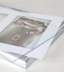 IDEAL TREND Bilderrahmen Galerie Silber Kunststoff mit Passepartout Bild 1