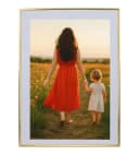 IDEAL TREND Bilderrahmen New Lifestyle Gold Kunststoff mit Passepartout Bild 4