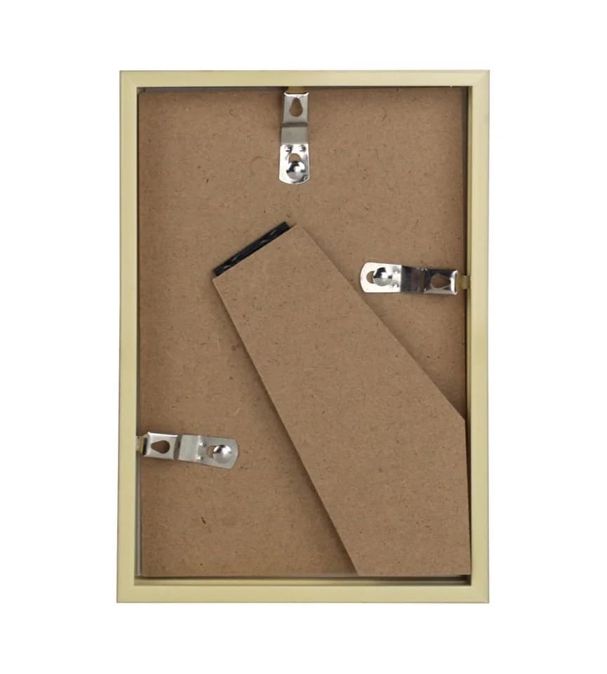 IDEAL TREND Bilderrahmen 10x15 cm Gold Kunststoff mit Passepartout - Bild 4