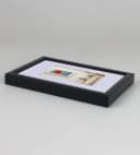 IDEAL TREND Bilderrahmen 10x15 cm Schwarz Kunststoff mit Passepartout Bild 4