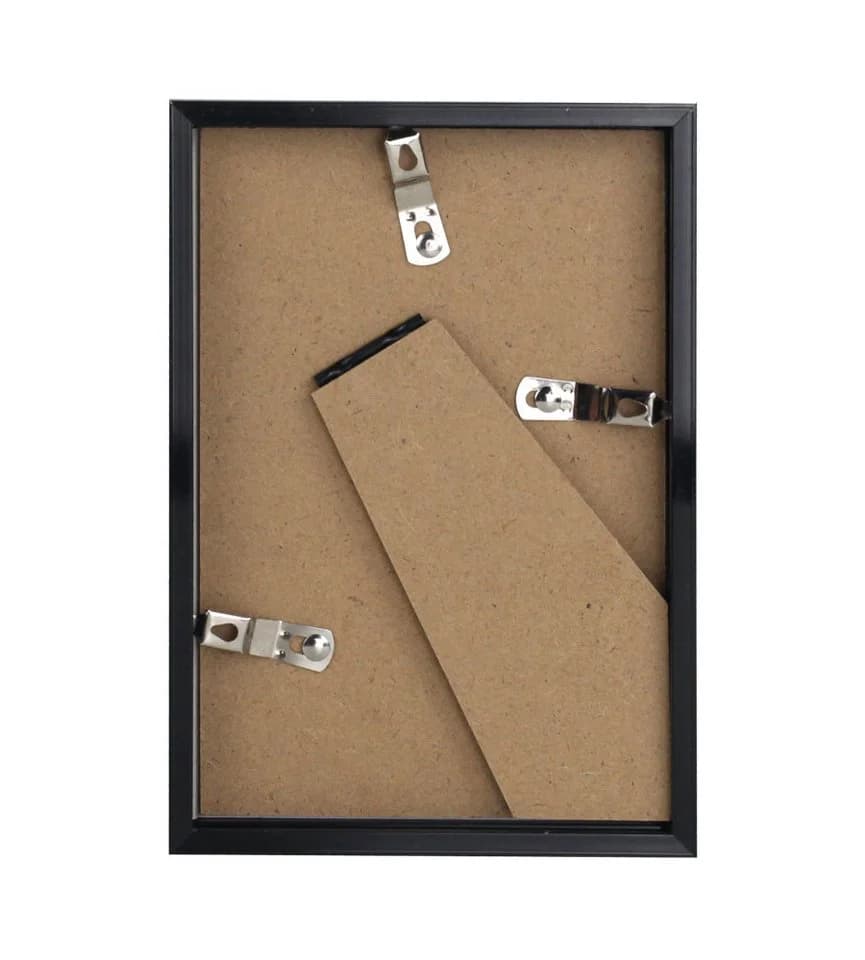 IDEAL TREND Bilderrahmen 10x15 cm Schwarz Kunststoff mit Passepartout - Bild 5