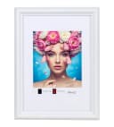 IDEAL TREND Bilderrahmen DIN A4 Weiß MDF mit Kunststoffglas Bild 2