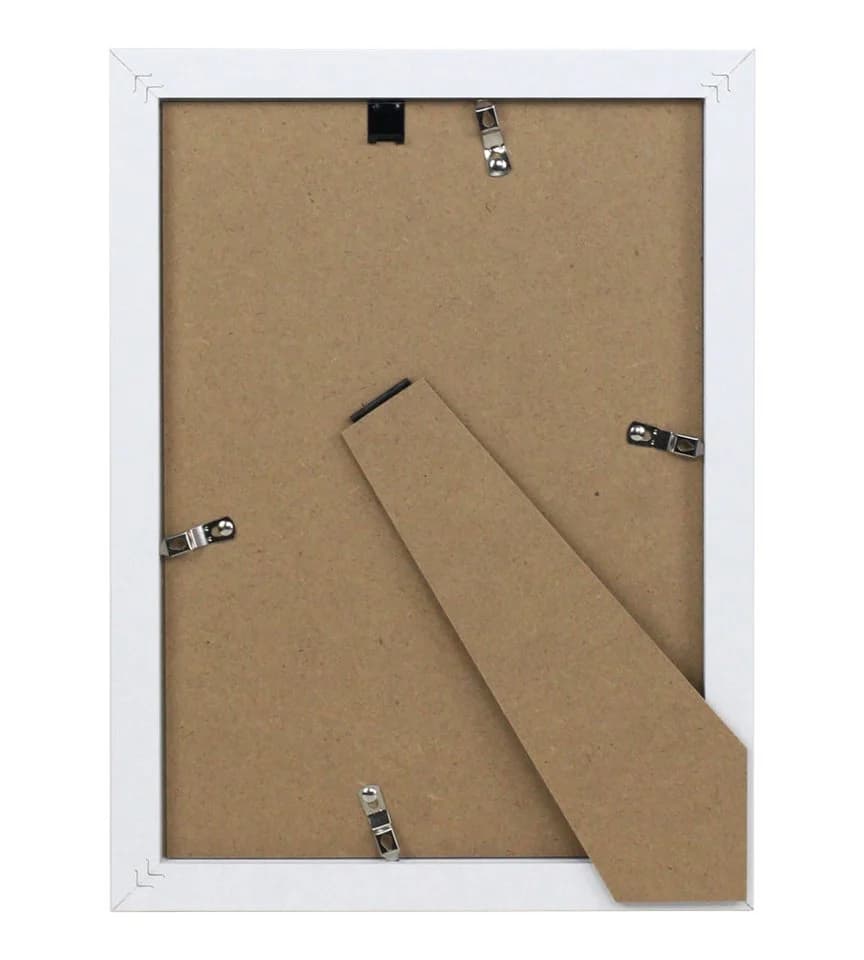 IDEAL TREND Bilderrahmen DIN A4 Weiß MDF mit Kunststoffglas - Bild 3