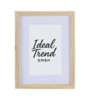 IDEAL TREND Bilderrahmen Massivholz Eiche mit Passepartout & Glas Bild 2