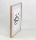 IDEAL TREND Bilderrahmen Eiche massiv mit Passepartout & Glas Bild 1