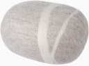 myfelt Pouf Filz Kieselstein Beige Meliert 100% Schurwolle Bild 5