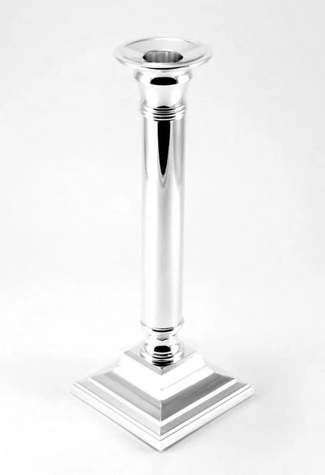 Brillibrum Kerzenständer Silber Versilbert Metall - Bild 2