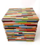 Brillibrum Bunter Beistelltisch 45 cm aus Echtholz Upcycling Bild 2