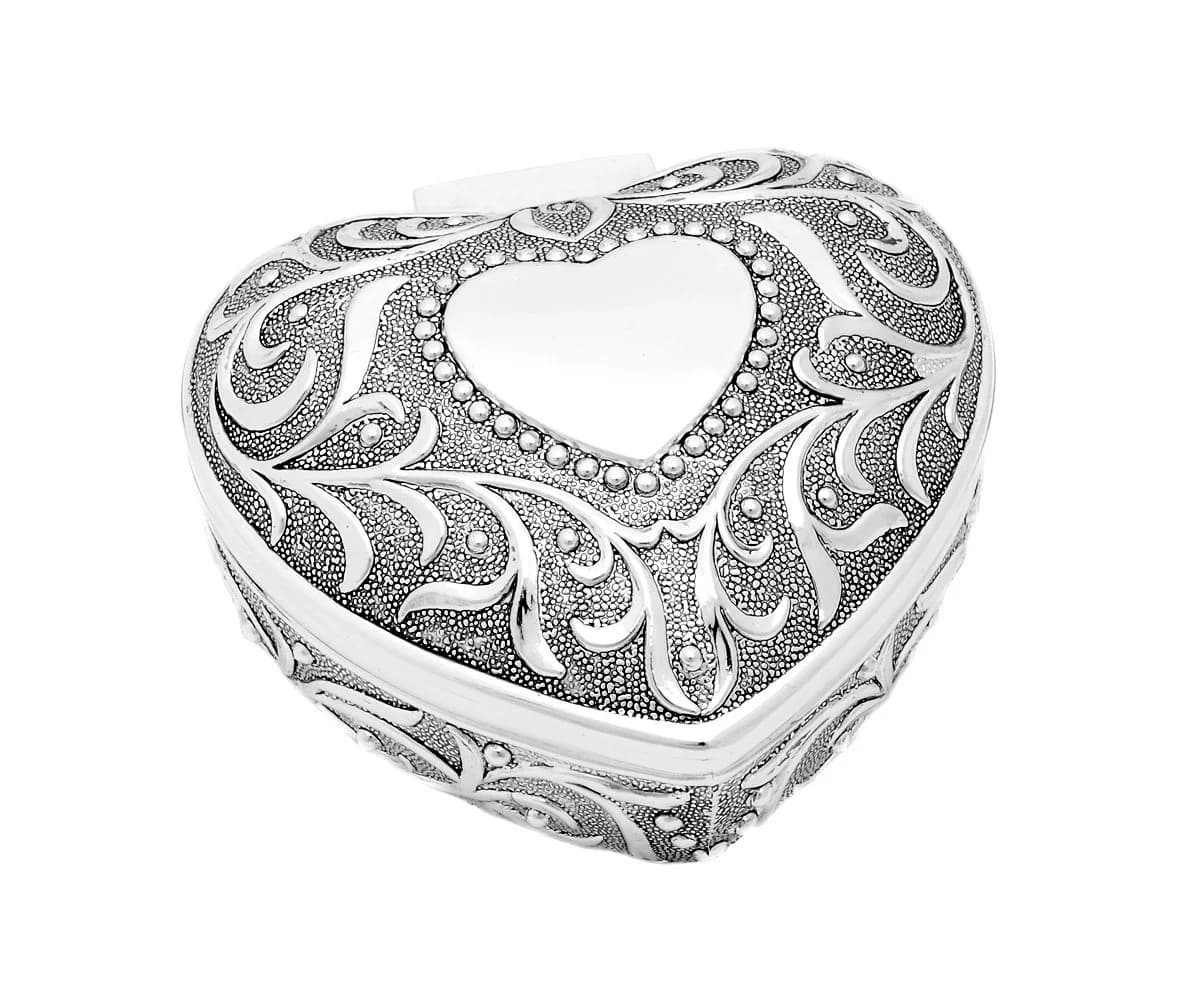 Brillibrum Schmuckschatulle Herz Antik Silber - Bild 2