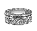 Brillibrum Schmuckschatulle versilbert Oval Bild 3