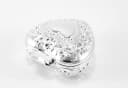 Brillibrum Schmuckschatulle Herz versilbert mit Blumenmuster Bild 1