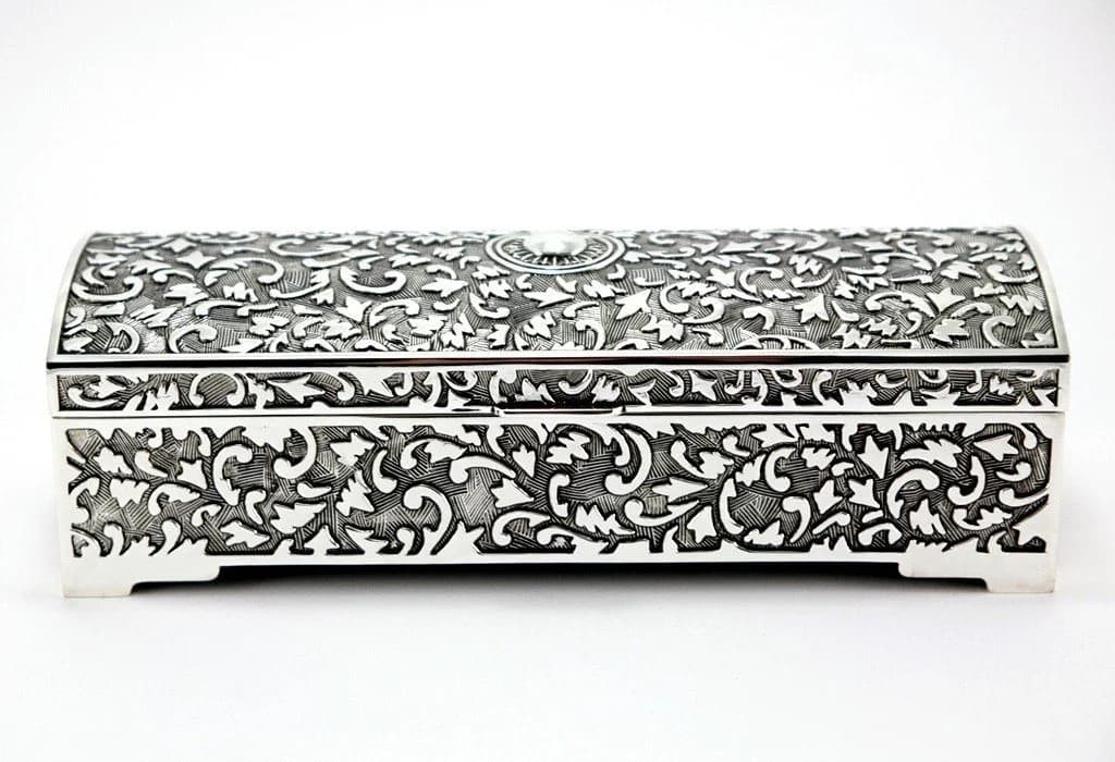Brillibrum Schmuckschatulle Orient Versilbert Metall