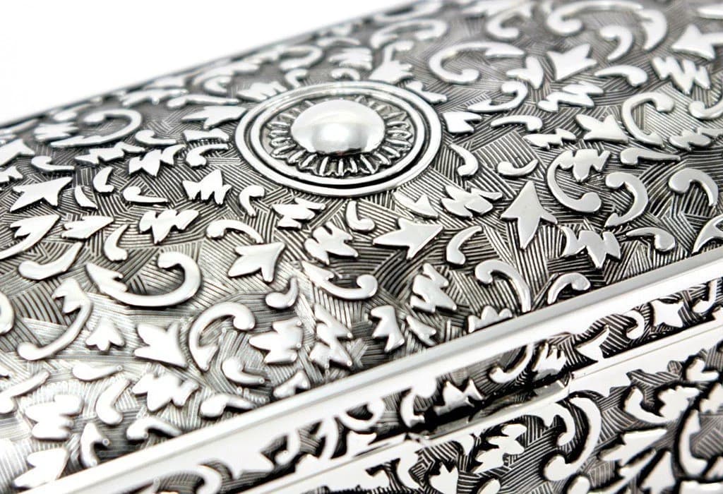 Brillibrum Schmuckschatulle Orient Versilbert Metall - Bild 4
