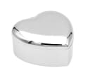 Brillibrum Schmuckschatulle Herzform Silber mit Spieluhr Bild 3