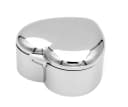 Brillibrum Schmuckschatulle Herzform Silber mit Spieluhr Bild 5