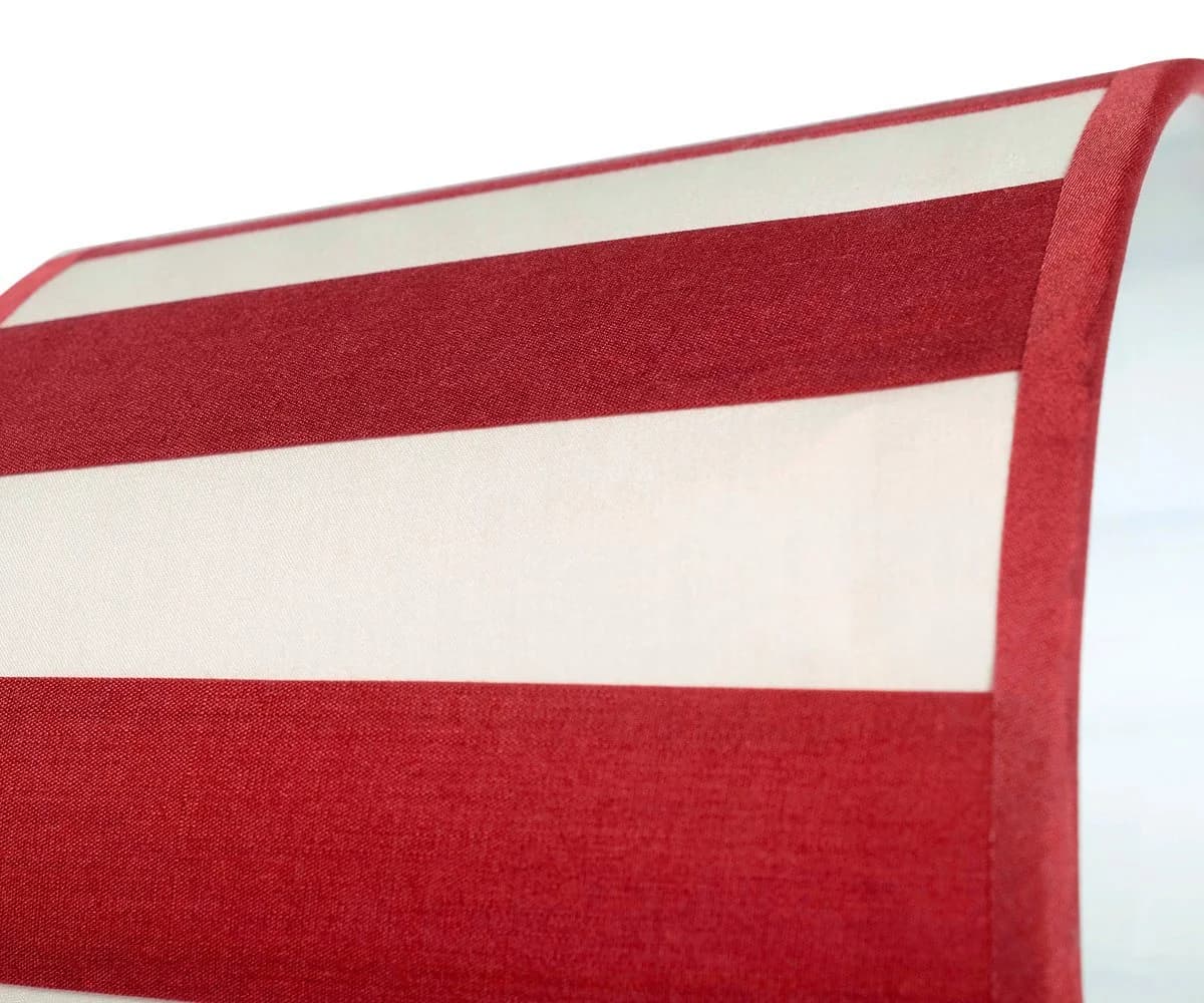 Brillibrum Lampenschirm Gestreift Oval Rund E27 E14 Textil - Bild 3