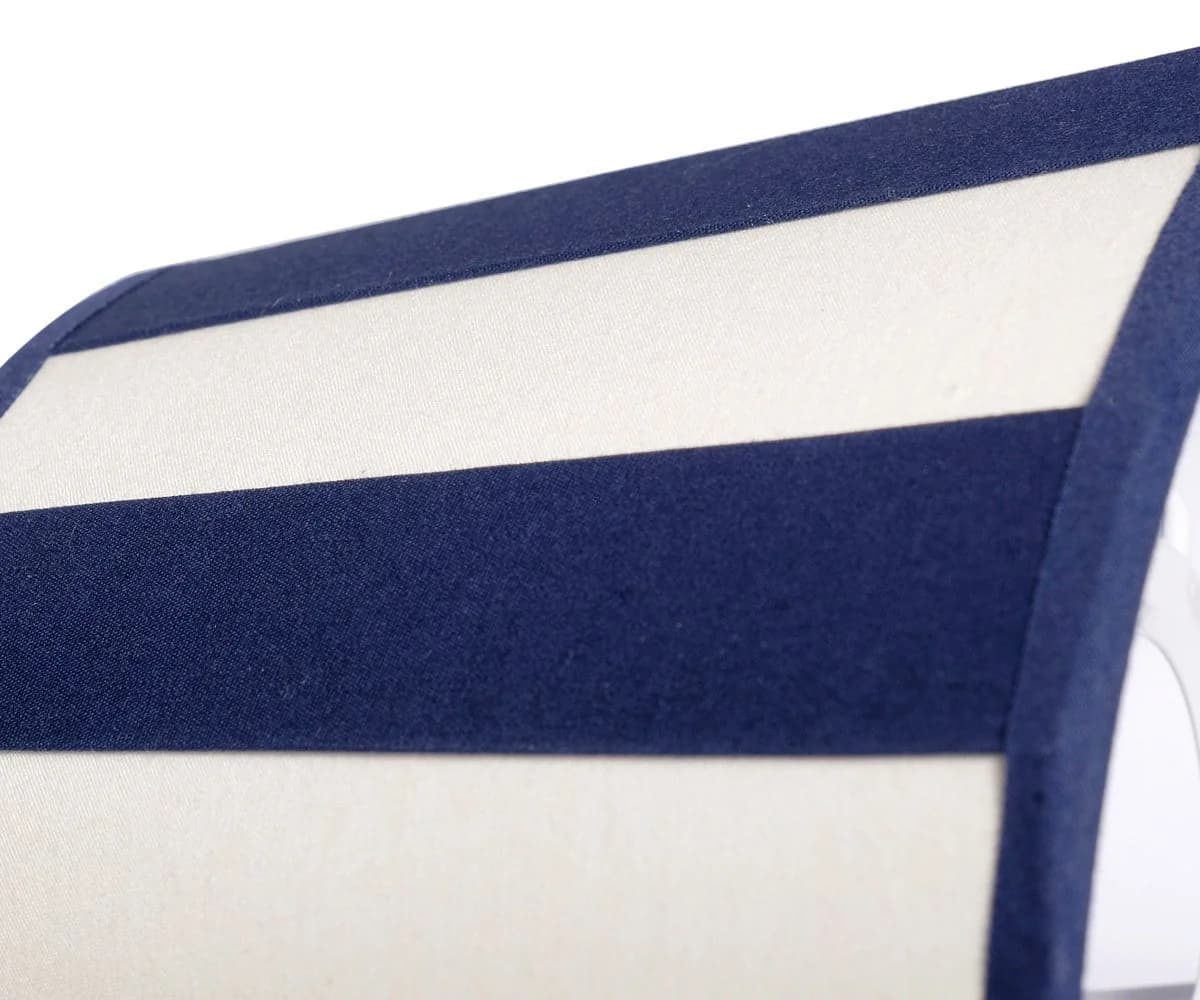 Brillibrum Lampenschirm gestreift oval rund E27 E14 Textil - Bild 4